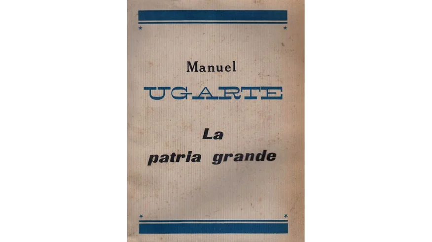 Cubierta de La Patria Grande. Madrid Ed. Internacional, 1924